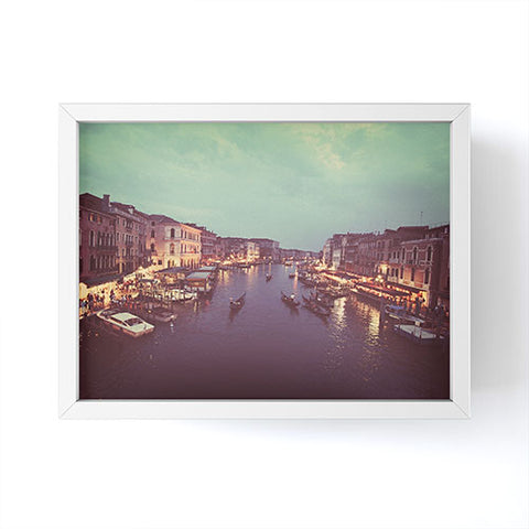 Happee Monkee Venice Night Framed Mini Art Print