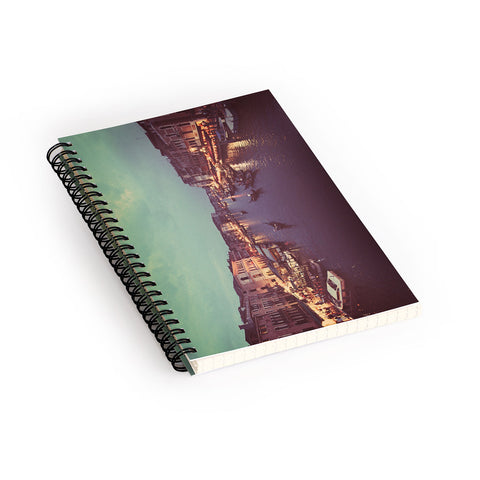 Happee Monkee Venice Night Spiral Notebook