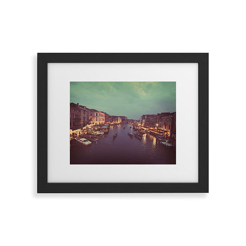 Happee Monkee Venice Night Framed Art Print