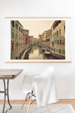 Happee Monkee Venice Waterways Art Print And Hanger
