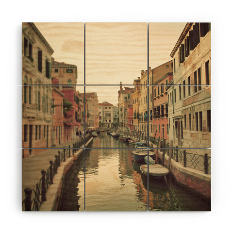Happee Monkee Venice Waterways Wood Wall Mural