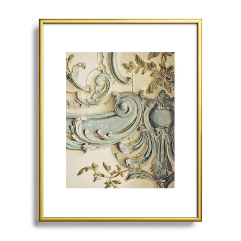 Happee Monkee Versailles Bluelace Metal Framed Art Print