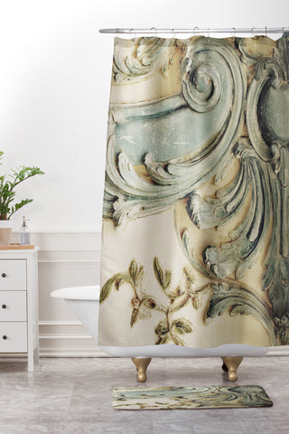 Happee Monkee Versailles Bluelace Shower Curtain And Mat