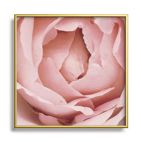 Happee Monkee Versailles Rose Metal Square Framed Art Print