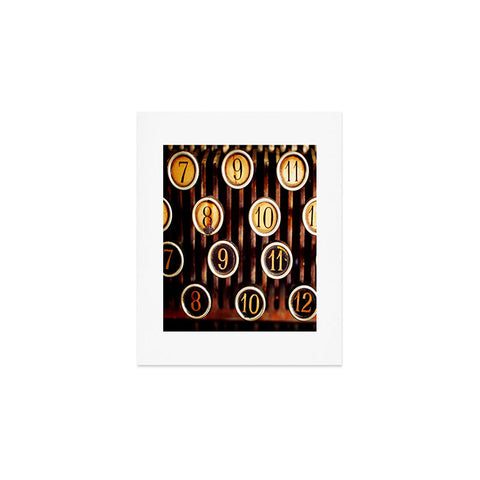 Happee Monkee Vintage Numbers Art Print