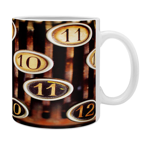 Happee Monkee Vintage Numbers Coffee Mug