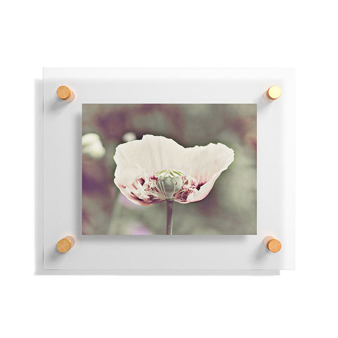 Happee Monkee Violet Poppy Floating Acrylic Print