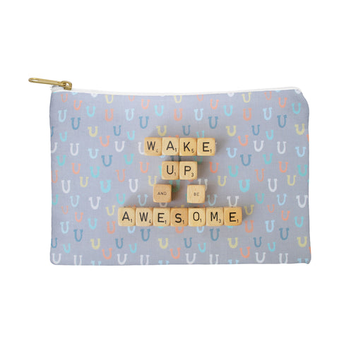Happee Monkee Wake Up And Be Awesome Pouch