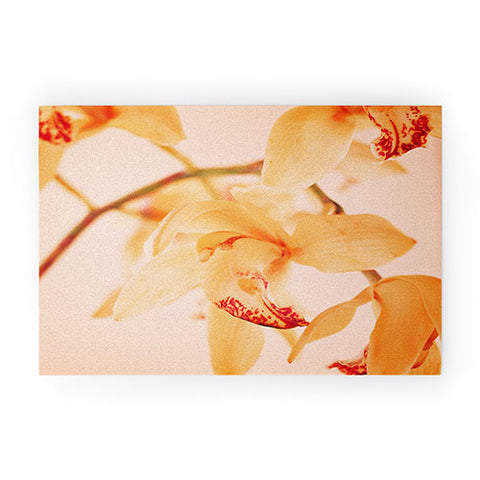 Happee Monkee Wild Orchids 2 Welcome Mat