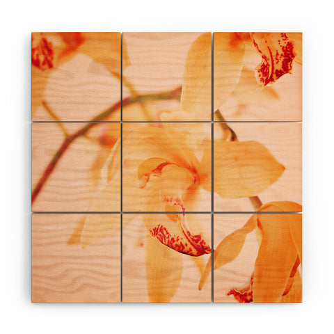 Happee Monkee Wild Orchids 2 Wood Wall Mural