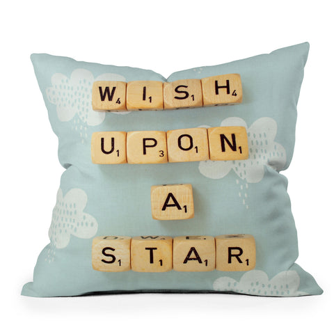 Happee Monkee Wish Upon A Star 2 Throw Pillow
