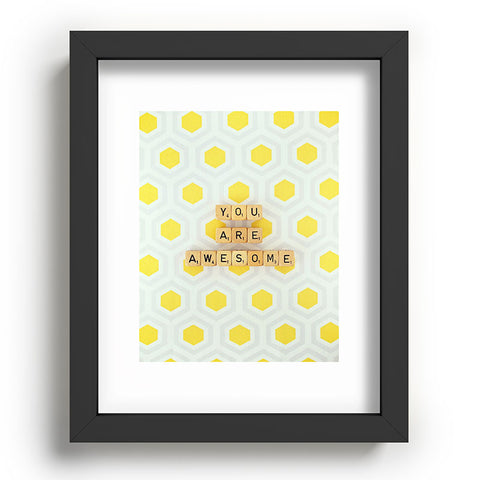 Happee Monkee You Are Awesome Recessed Framing Rectangle