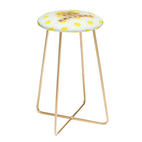 Happee Monkee You Are Awesome Counter Stool