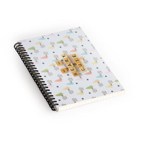 Happee Monkee You Are Beary Cute Spiral Notebook