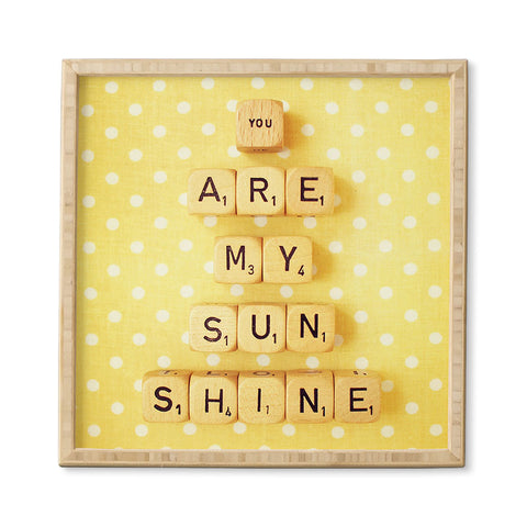 Happee Monkee You Are My Sunshine Framed Wall Art