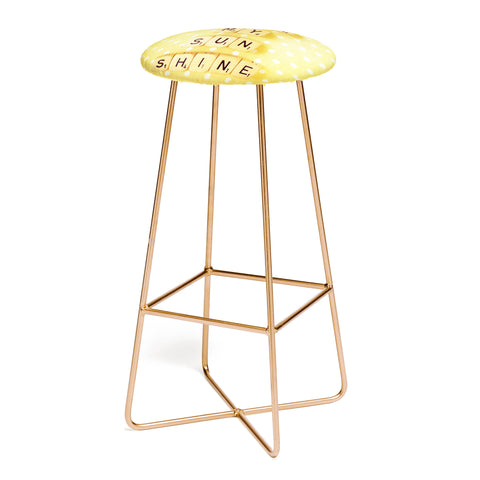 Happee Monkee You Are My Sunshine Bar Stool