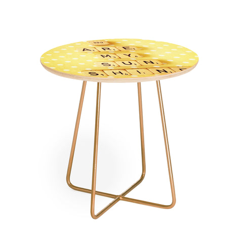 Happee Monkee You Are My Sunshine Round Side Table