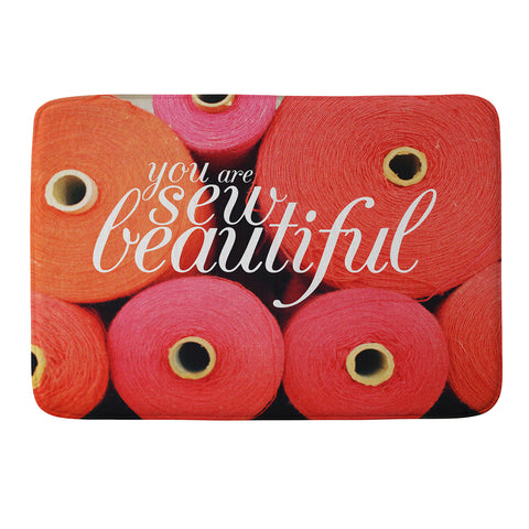 Happee Monkee You Are Sew Beautiful Memory Foam Bath Mat
