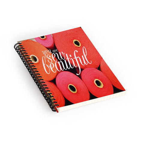 Happee Monkee You Are Sew Beautiful Spiral Notebook