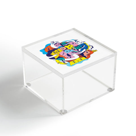 Happyminders Build Each Other Up Acrylic Box