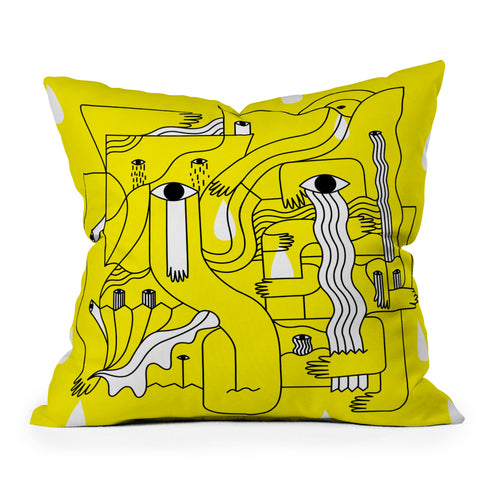 Happyminders Eyes that Cry 2 Throw Pillow