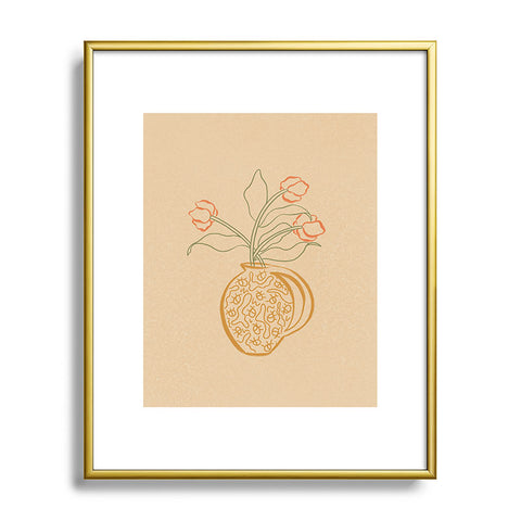 Harumy Arrangement 03 Metal Framed Art Print