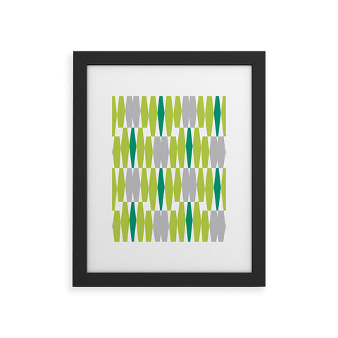 Heather Dutton Abacus Emerald Framed Art Print