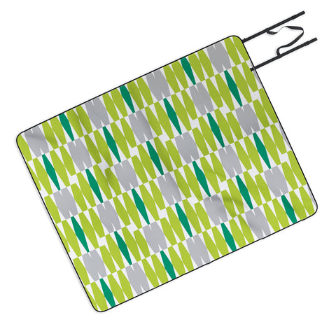 Heather Dutton Abacus Emerald Picnic Blanket
