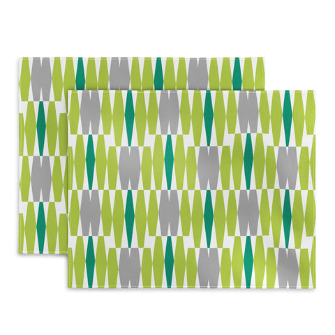 Heather Dutton Abacus Emerald Placemat