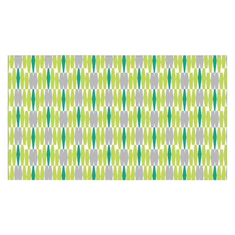 Heather Dutton Abacus Emerald Tablecloth