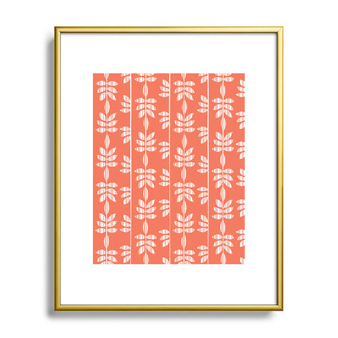 Heather Dutton Abadi Coral Metal Framed Art Print