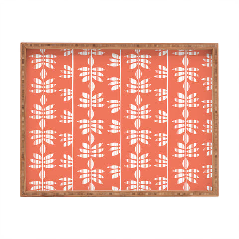 Heather Dutton Abadi Coral Rectangular Tray