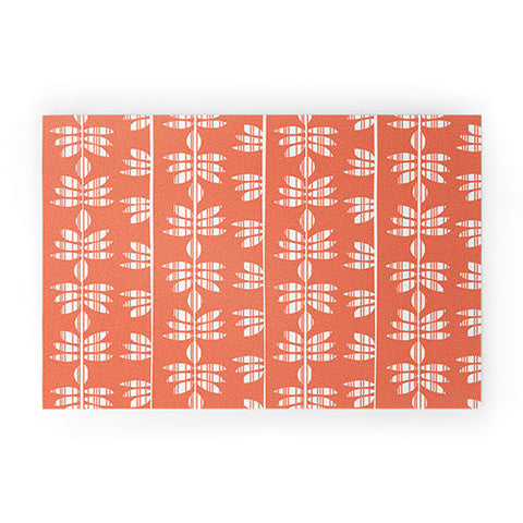 Heather Dutton Abadi Coral Welcome Mat