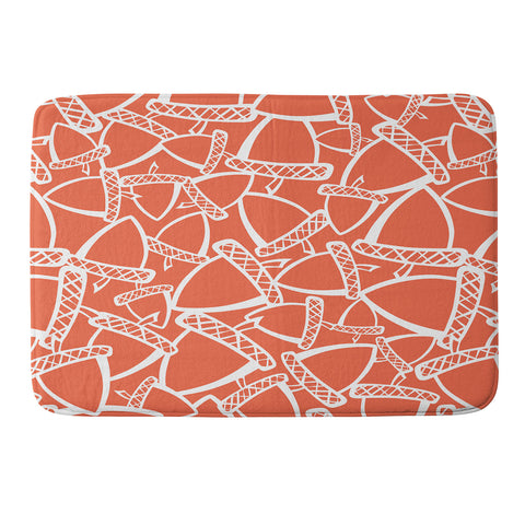 Heather Dutton Acorn Stash Memory Foam Bath Mat