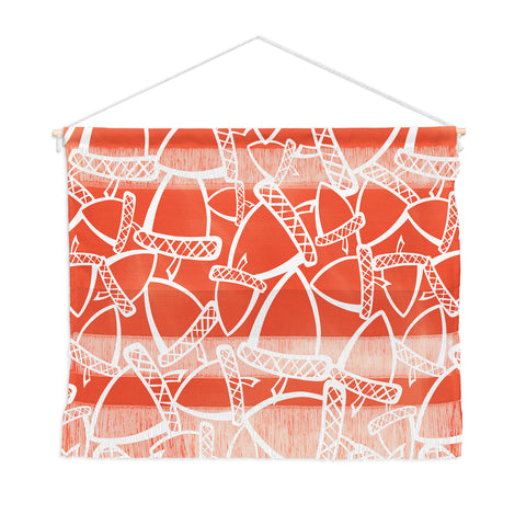 Heather Dutton Acorn Stash Wall Hanging Landscape