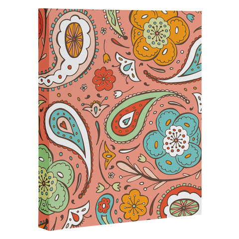 Heather Dutton Adora Paisley Art Canvas