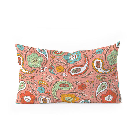 Heather Dutton Adora Paisley Oblong Throw Pillow