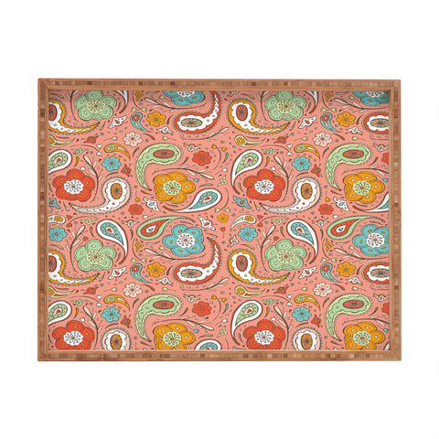 Heather Dutton Adora Paisley Rectangular Tray