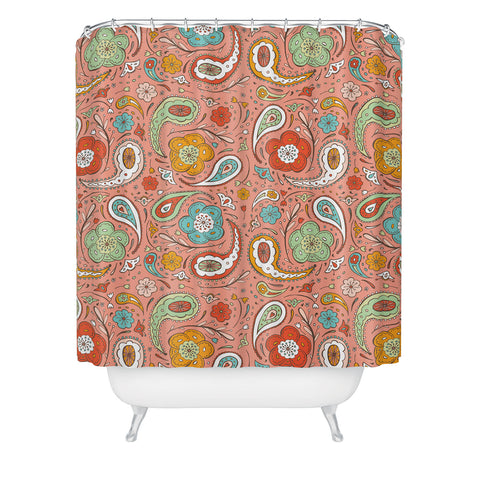 Heather Dutton Adora Paisley Shower Curtain