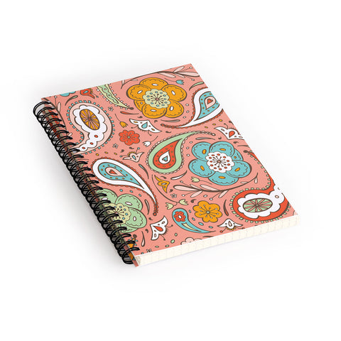 Heather Dutton Adora Paisley Spiral Notebook