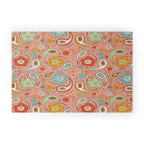 Heather Dutton Adora Paisley Welcome Mat