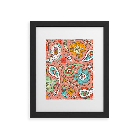 Heather Dutton Adora Paisley Framed Art Print