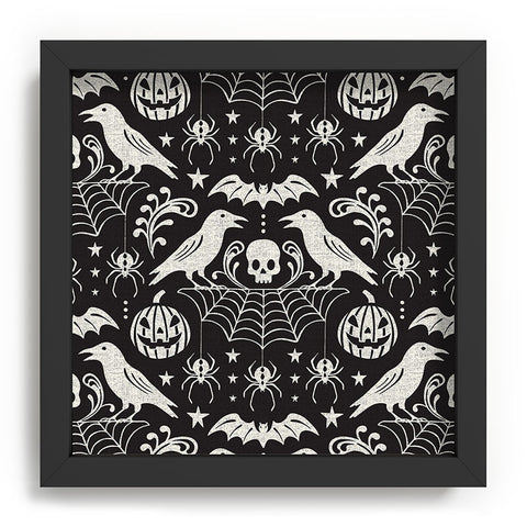 Heather Dutton All Hallows Eve Black Ivory Recessed Framing Square