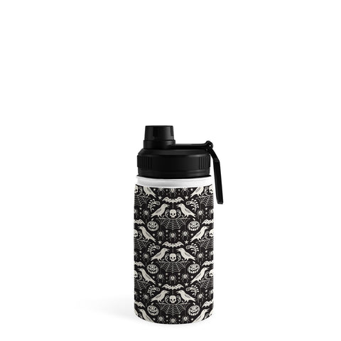 Heather Dutton All Hallows Eve Black Ivory Water Bottle