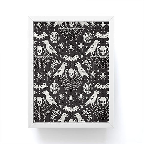 Heather Dutton All Hallows Eve Black Ivory Framed Mini Art Print
