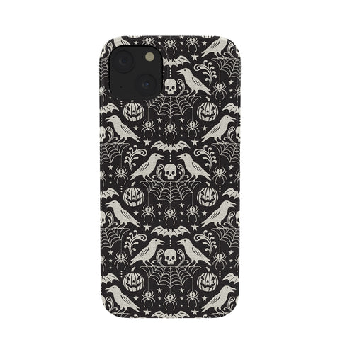 Heather Dutton All Hallows Eve Black Ivory Phone Case
