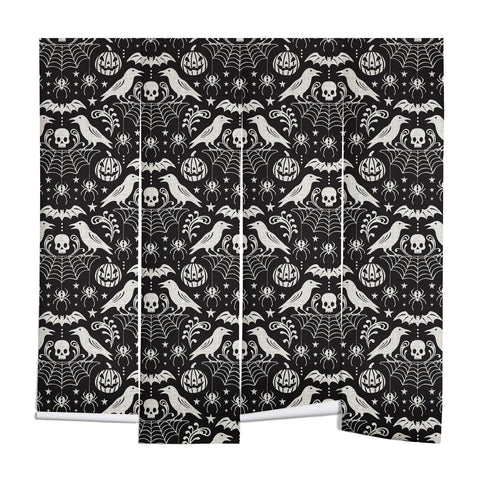 Heather Dutton All Hallows Eve Black Ivory Wall Mural
