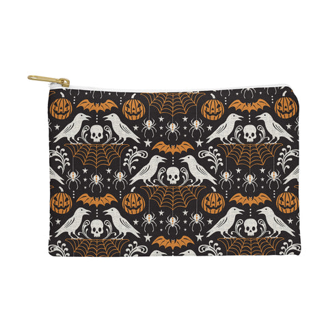 Heather Dutton All Hallows Eve Black Orange Pouch