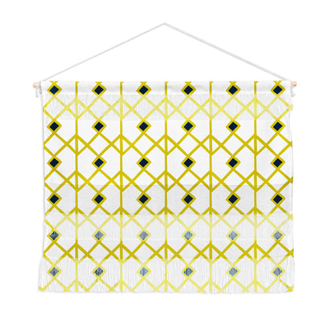 Heather Dutton Annika Diamond Citron Wall Hanging Landscape