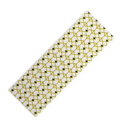 Heather Dutton Annika Diamond Citron Yoga Mat
